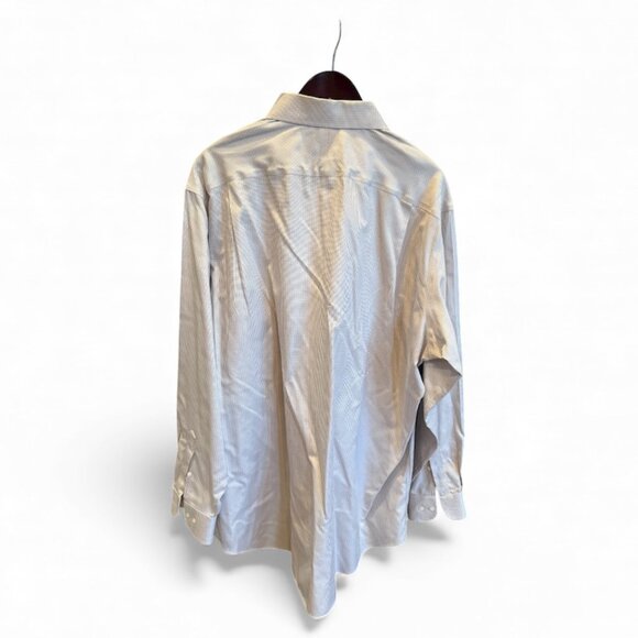 Jos. A. Bank Men’s Pink w/ checker Long Sleeve Dress Shirt Classic Fit 18.5 x 36 - Picture 2 of 5